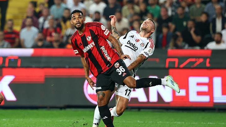 Beşiktaş, Gaziantep FK deplasmanında uzatmada yıkıldı!