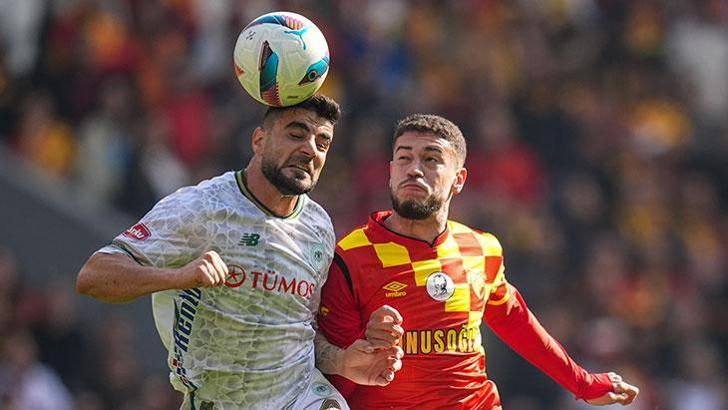 Göztepe - Konyaspor maçından kareler