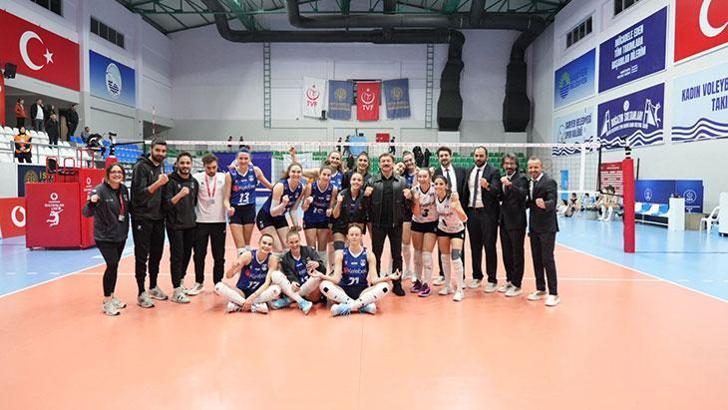 Bahçelievler Belediyespor, Sarıyer Belediyespor'a set vermedi!