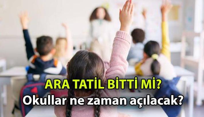 DERS ZİLİ İÇİN GERİ SAYIM 📢 Ara tatil bitti mi, okullar yarın açılacak mı? 2024 Kasım ara tatilinden sonra okullar ne zaman açılacak?