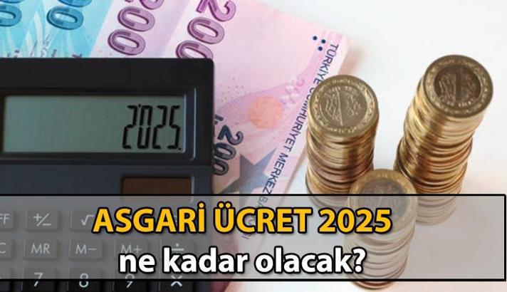 Asgari ücret 2025 ne kadar olacak? Yeni asgari ücret tahmini ne kadar, kaç TL? Asgari ücret zam oranı yüzde kaç olur?