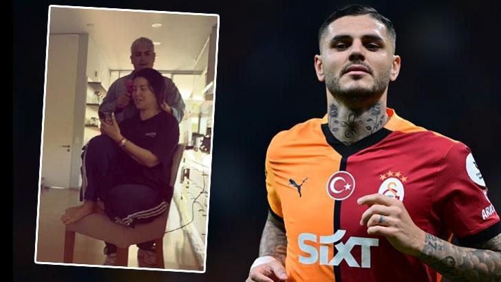 Mauro Icardi'den Wanda Nara için bir paylaşım daha! 'Üstüme atladı'