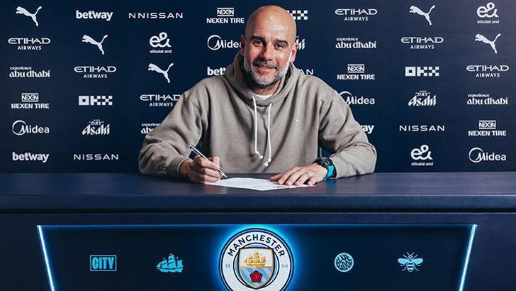 Pep Guardiola, Manchester City ile sözleşme uzattı!