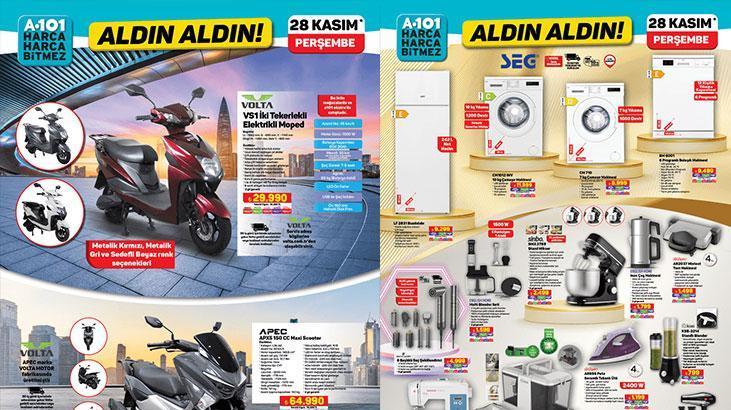 A101 23-29 Kasım aktüel kataloğu yayımlandı! 28 Kasım A101 Aldın Aldın aktüel kataloğunda hangi ürünler var?