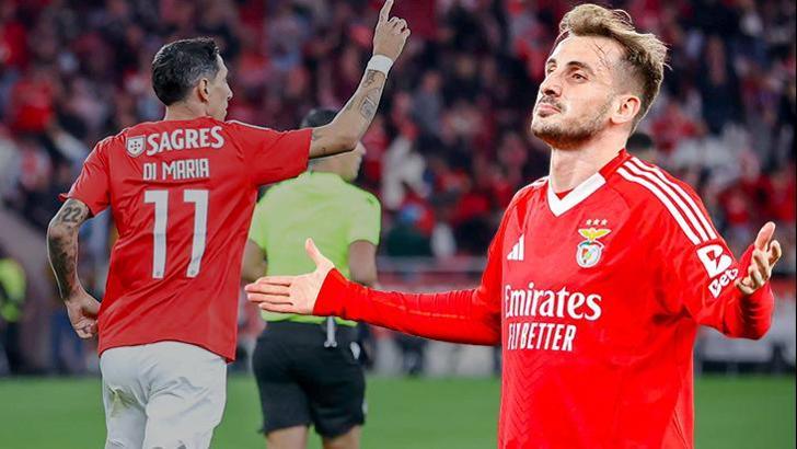 Benfica gol oldu yağdı! Kerem Aktürkoğlu'na 'Di Maria' dokunuşu