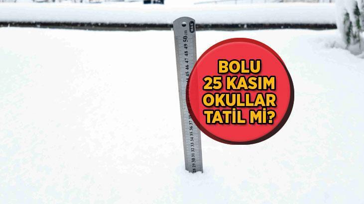 AÇIKLAMA GELDİ! Bolu 25 Kasım Pazartesi okullar tatil edildi mi? Yarın Bolu merkez ve ilçelerinde okullar tatil mi? İşte Valilik açıklaması...