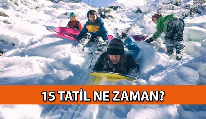 15 Tatil ne zaman? 2025 Yılındaki yarıyıl tatili (sömestr) ne zaman başlayacak, ne zaman bitecek?