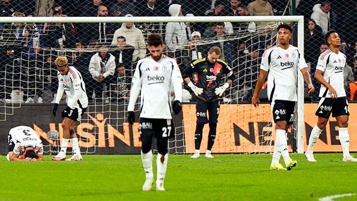 Beşiktaş dibe vurdu! Son dört sezonun en kötü dönemi