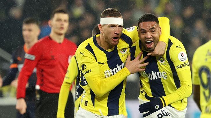 Fenerbahçe'de Dzeko yaşını unuttu! En Nesyri'ye destek oldu