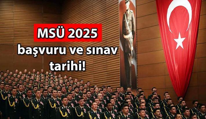 MSÜ 2025 başvuru tarihi ne zaman, başvuru ücreti ne kadar? 2025 Milli Savunma Üniversitesi sınavı ne zaman? İşte ÖSYM takvimi