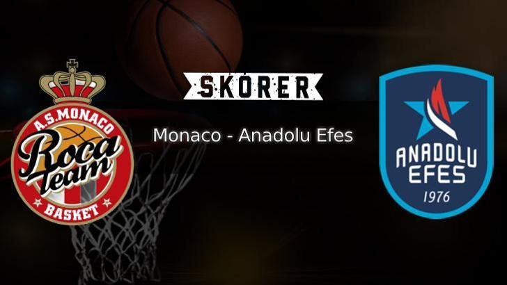 Monaco - Anadolu Efes basketbol maçı ne zaman? THY Euroleague Monaco - Anadolu Efes maçı saat kaçta, hangi kanalda?