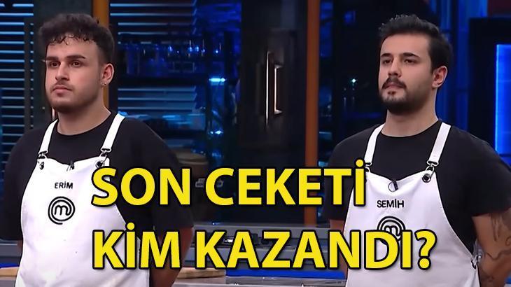 SON CEKETİ KİM KAZANDI? MasterChef son ceketi kim giydi, Erim mi yoksa Semih mi kazandı? İşte, MasterChef 26 Aralık son bölümde yaşananlar