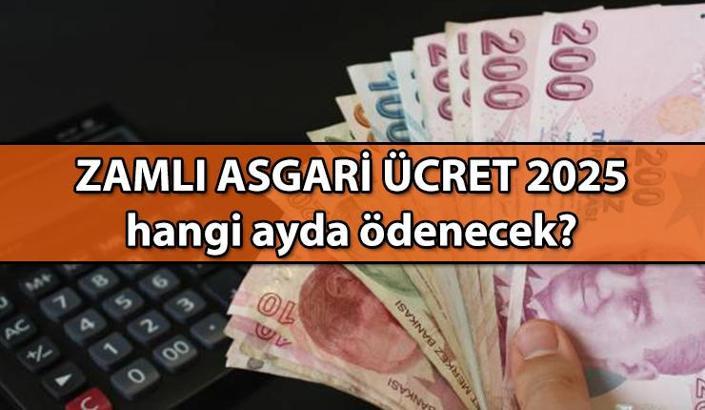 MAAŞ HABERLERİ || Zamlı asgari ücret ne zaman yatacak? 2025 Yeni asgari ücret maaş farkı Ocak'a mı, Şubat'a mı yansıyacak?