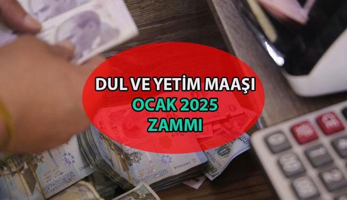 OCAK 2025  DUL VE YETİM ZAMMI 📌 Dul ve yetim aylığı ne kadar ve kaç TL? 2025'te dul ve yetim maaşı ne kadar oldu?