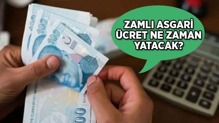 ZAMLI ASGARİ ÜCRET NE ZAMAN YATACAK? Asgari ücret brüt-net kaç TL oldu? Yıllara göre asgari ücret rakamları...