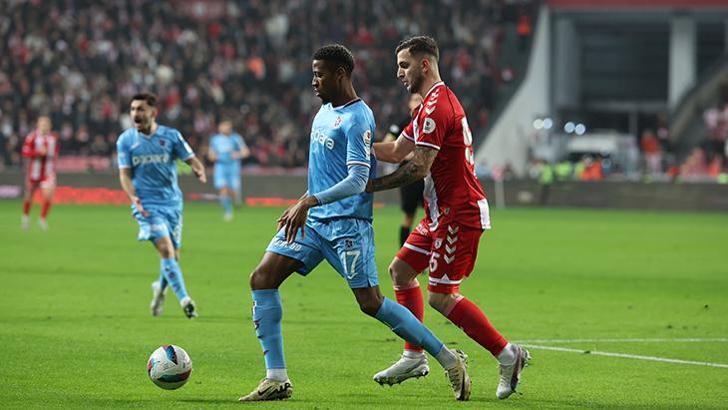 Samsunspor - Trabzonspor maçından kareler