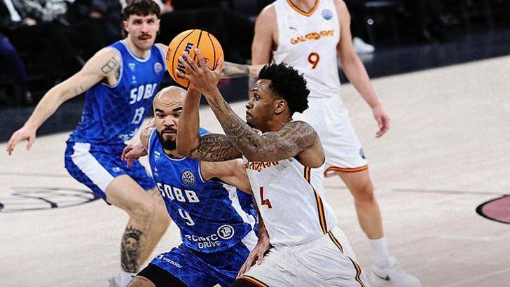 Galatasaray, Saint-Quentin Basket-Ball'ı farklı geçti!