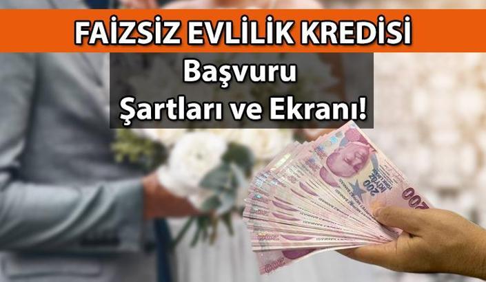 Evlenecek Gençlerin Desteklenmesi Projesi: turkiye.gov.tr 💻 Faizsiz Evlilik Kredisi başvuru şartları nedir, çiftlerde hangi şartlar aranıyor, yaş ve gelir şartı kaç? 2025 Faizsiz Evlilik Kredisi ne kadar, başvuru nasıl yapılır?