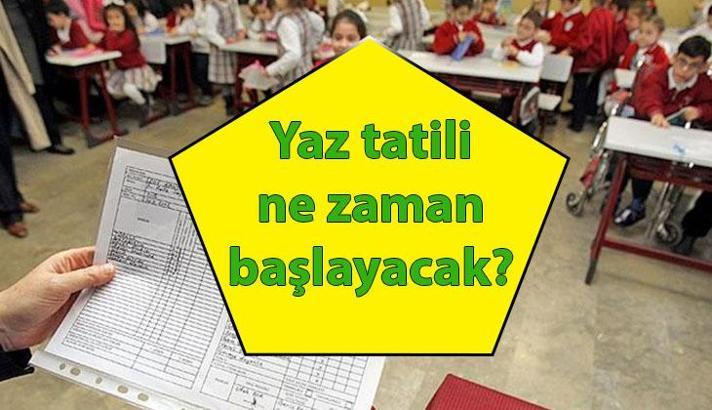 YAZ TATİLİ NE ZAMAN 2025? 🏫 Okullar ne zaman kapanacak? MEB 2. dönem başlama ve bitiş tarihleri