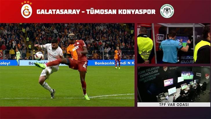 Süper Lig'de 21. haftanın VAR kayıtları açıklandı! İşte Osimhen ve penaltı pozisyonu