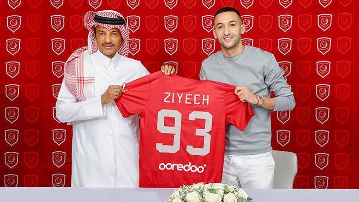 Hakim Ziyech'in imza töreninden kareler