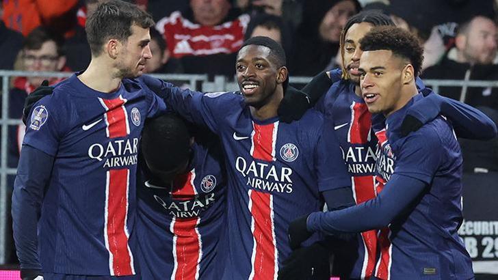 PSG, Brest deplasmanında 5 golle kazandı!