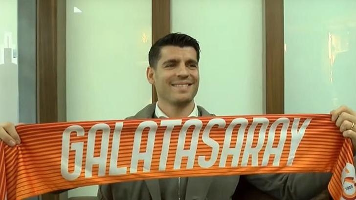 Galatasaray transferi KAP'a bildirdi! Alvaro Morata İstanbul'a geldi