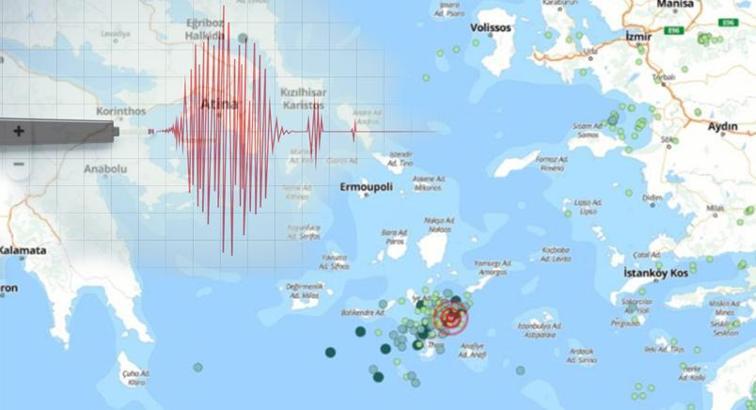 EGE DENİZİ DEPREMLERİ SON DAKİKA: Ege denizi depremleri nerede, saat kaçta, kaç şiddetinde oldu? (Ege Denizi Deprem Haritası)