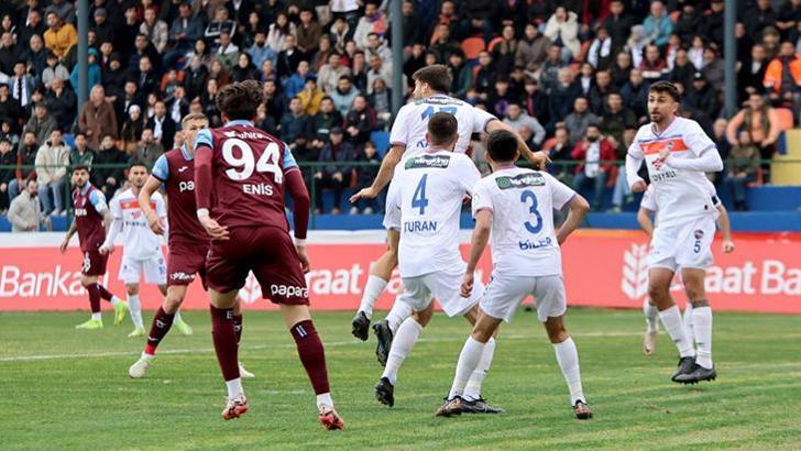 Trabzonspor, İskenderun'da 1 puana razı oldu