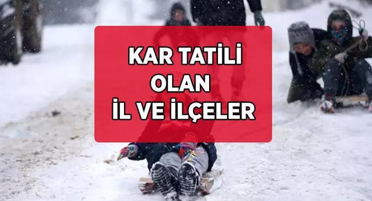 SON DAKİKA KAR TATİLİ OLAN İLLER: 21 Şubat yarın okullar tatil olur mu? Hangi illerde ve ilçelerde okullar tatil edildi? İl il kar tatili haberleri