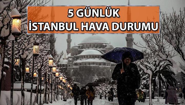 SON DAKİKA KAR HABERLERİ ⛄ İstanbul hava durumu nasıl olacak? 5 Günlük İstanbul'un hava durumunda kar yağacak mı, kar bitti mi?