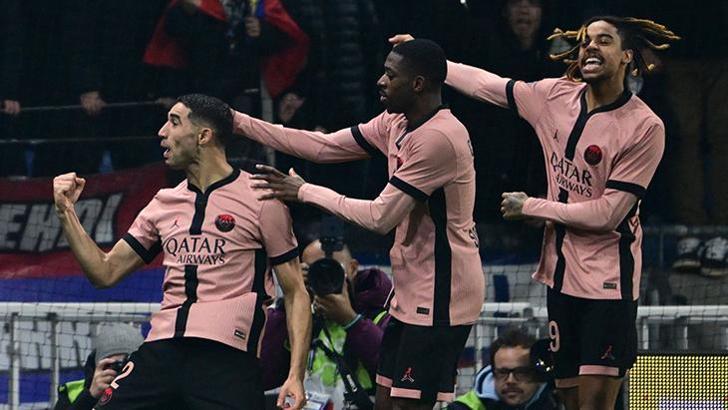 Paris Saint Germain, Olimpik Lyon deplasmanında galip!