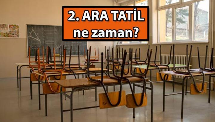 Ara tatil ne zaman? 2. Ara tatil tarihleri hangi ayda, hangi günler? İşte 2025 MEB takvimi