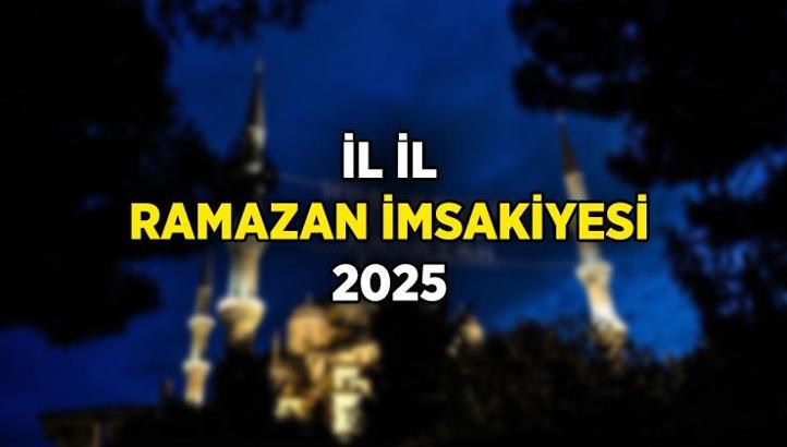 Ramazan İmsakiyesi 2025: İstanbul, Ankara, İzmir ve diğer illerde imsak, sahur, iftar vakti ne zaman, saat kaçta? Ramazan'da oruç saat kaçta tutulacak, kaçta açılacak?