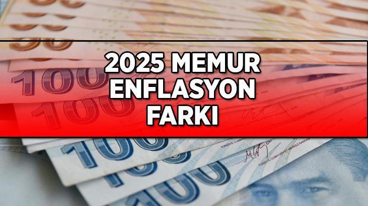 MEMUR ENFLASYON FARKI 2025! Memur ve memur emeklisi enflasyon farkı yüzde kaç oldu? Şubat ayı enflasyon verileri...