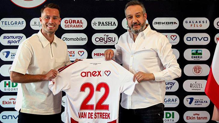 Antalyaspor, Sander Van de Streek ile nikah tazeledi