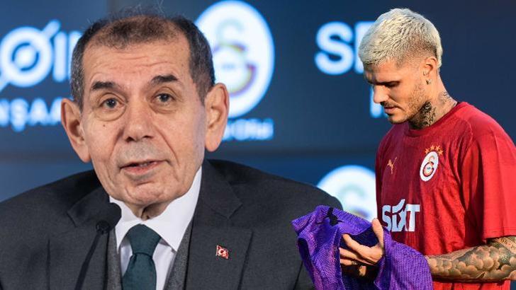 Galatasaray'da Mauro Icardi'nin imdadına Dursun Özbek yetişti!