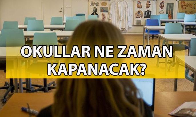 OKULLAR NE ZAMAN KAPANACAK? 2025 yaz tatili ne zaman başlayacak? MEB okulların kapanış tarihi