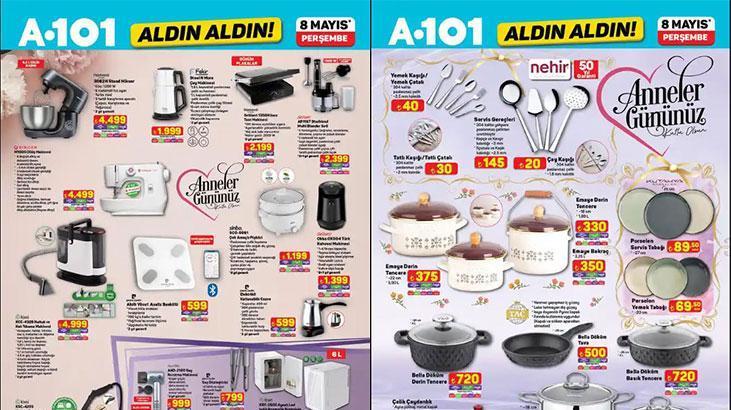 8 MAYIS A101 AKTÜEL KATALOĞU! A101 Aldın Aldın 8 Mayıs Perşembe aktüel kataloğunda bu hafta neler var?