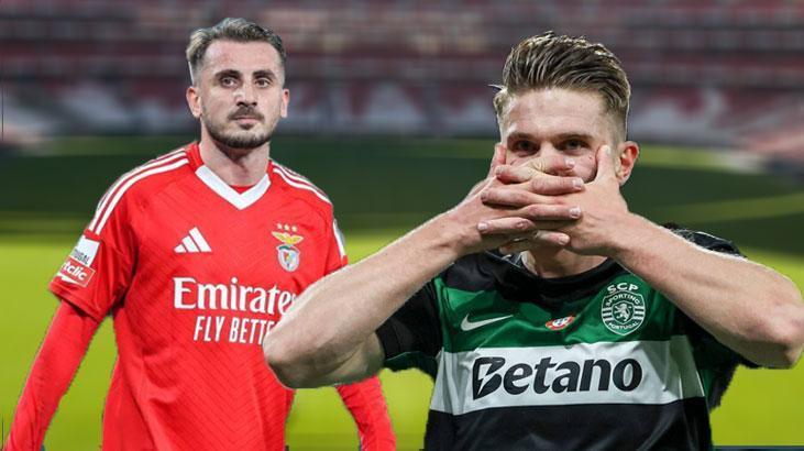 BENFİCA-SPORTİNG LİZBON MAÇI CANLI İZLE! Gol sesi çok erken geldi Sporting deplasmanda 1-0 öne geçti!