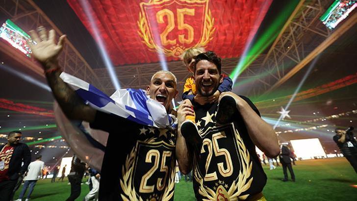 Galatasaray'ın şampiyonluk kutlamalarından kareler