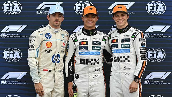 Monako Grand Prix'sinde pole pozisyonu Lando Norris'in!