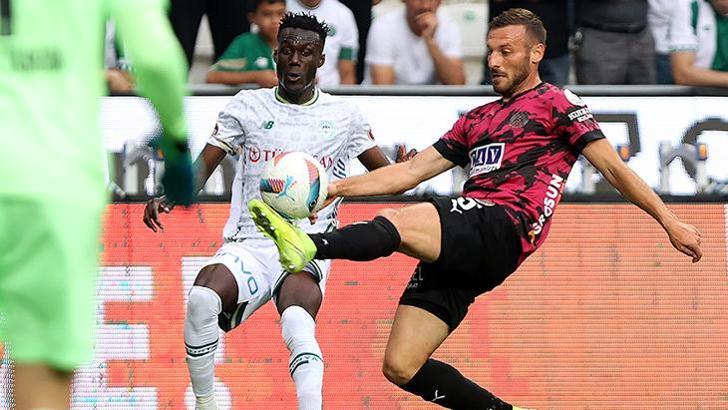 Konyaspor - Alanyaspor maçından kareler