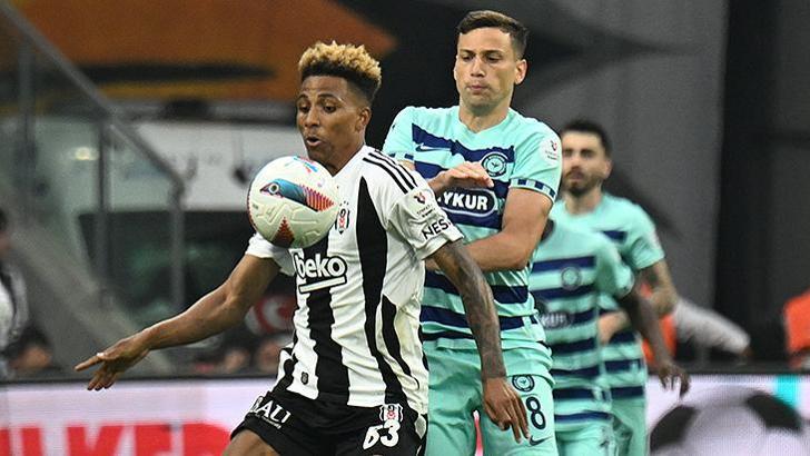 Beşiktaş - Rizespor maçından kareler