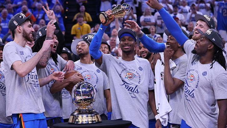 Thunder farklı kazandı, NBA finali vizesini kaptı