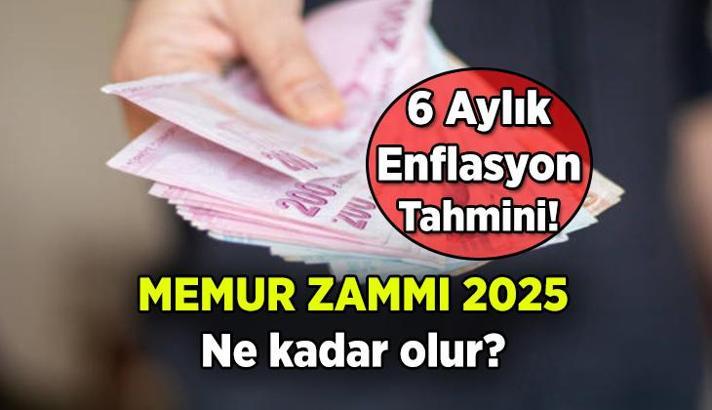 5 Aylık enflasyon farkına göre memur maaşı zam oranı ne kadar, belli oldu mu? 2025 Temmuz Memur zammı tahmini yüzde kaç olur? İşte son güncel durum