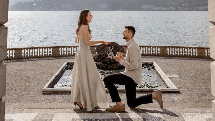 Ersin Destanoğlu'ndan sevgilisine evlilik teklifi