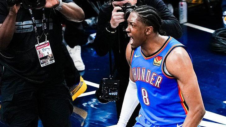 NBA'de Thunder kazandı, final serisinde durum 2-2 oldu