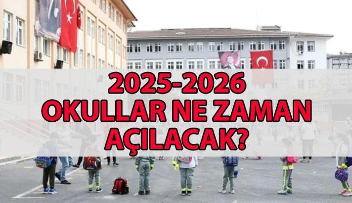 MEB yeni eğitim öğretim yılı takvimi | 2025-2026 Okullar ne zaman açılacak?