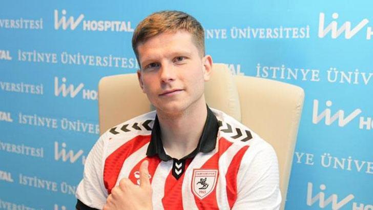 Samsunspor'un yeni transferi Tomasson sağlık kontrolünden geçti